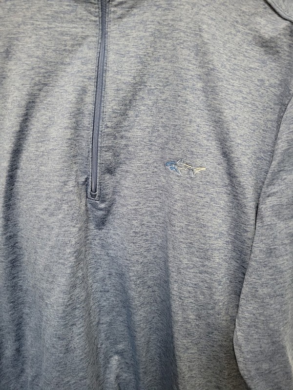 Greg Norman Men’s Active Quarter Zip Top Classic Fit, Navy, M gallery