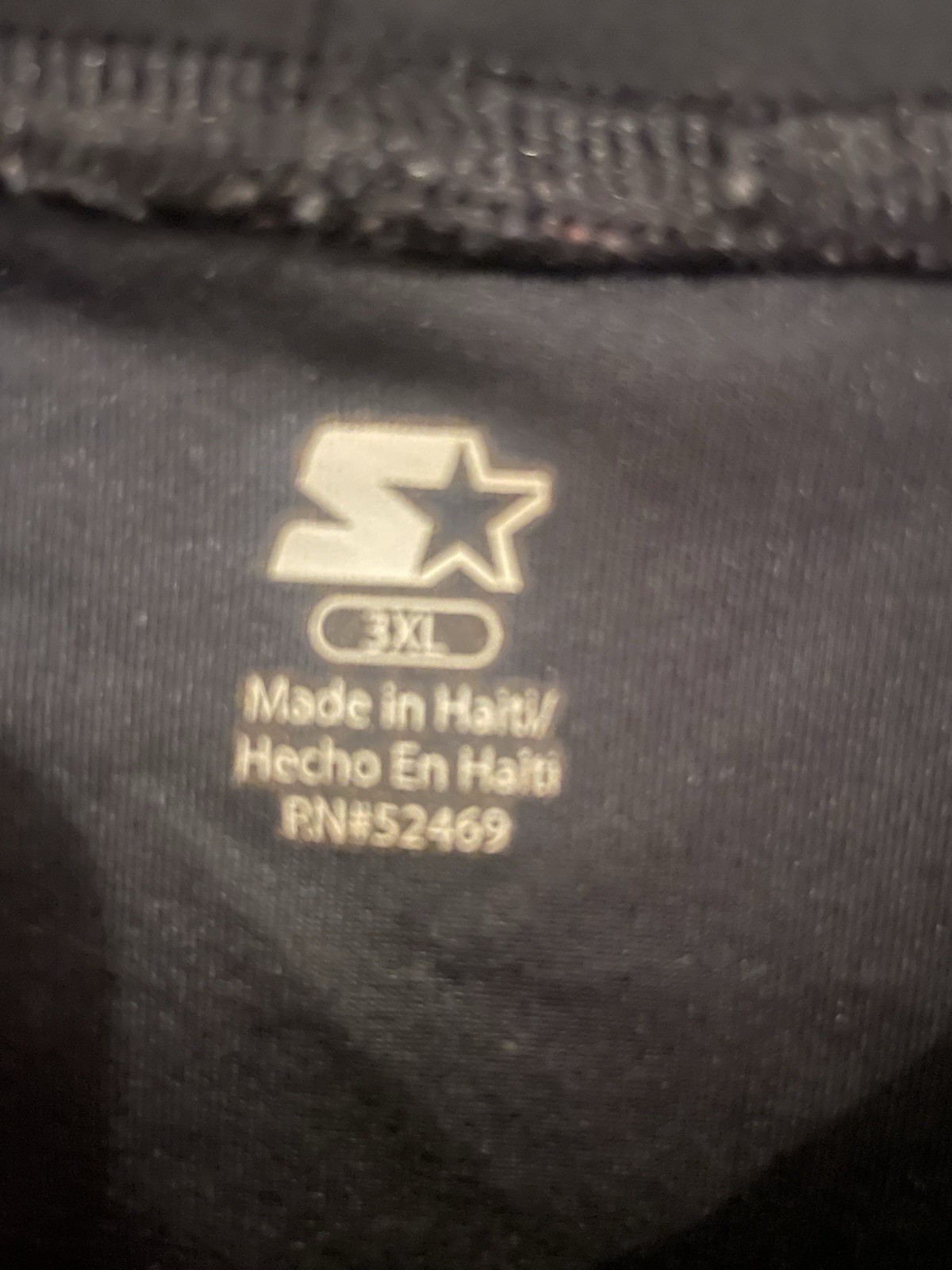Starter DRI-STAR Moisture Wicking Crew Neck Short Sleeve T-Shirt Black 3XL gallery