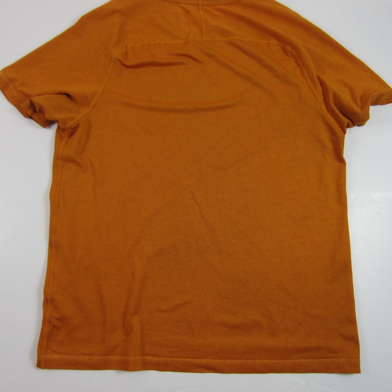 Rhone Men's Reign Tee Athletic Tshirt Orange Red XL flaws gallery