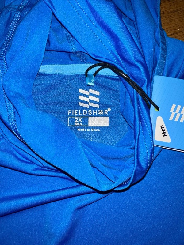 MEN’S FILEDSHEER PERFORMANCE HOODED & SUN MASK SPORTING SHIRT/UPF 50 (NWT) 2XL gallery
