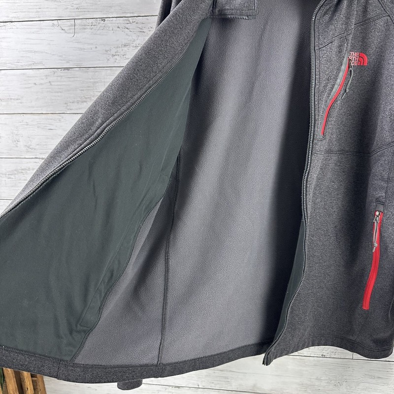 The North Face Mens Large Full Zip Gray Outdoor Hiking Long Sleeve gallery