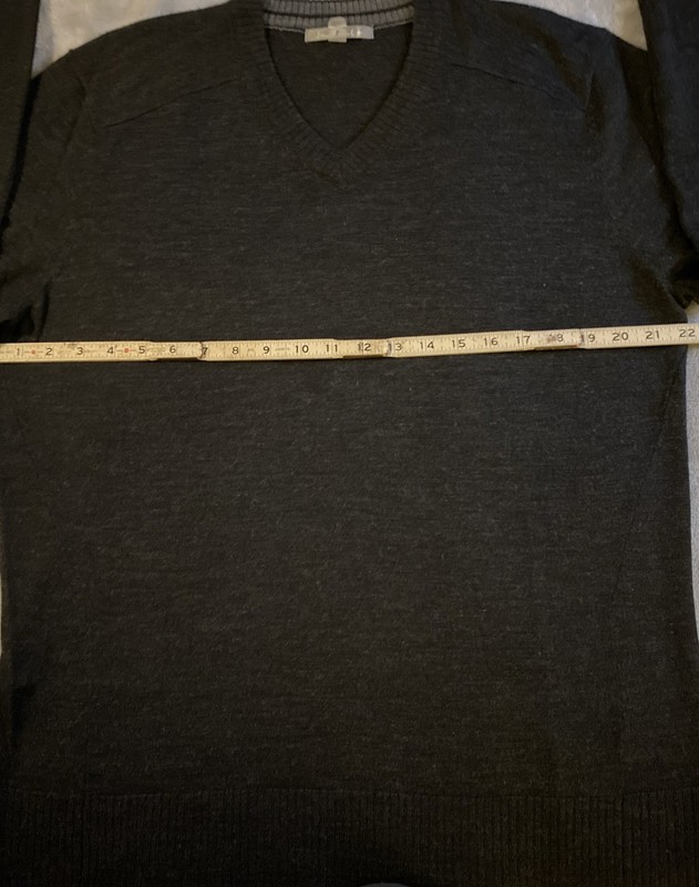 Smartwool Men's Merino Wool Blend V-Neck Long Sleeve Black Large Pullover NWOT gallery
