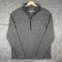 Lululemon Soft Jersey Half Zip Pullover Men’s XL Gray Athleisure Activewear