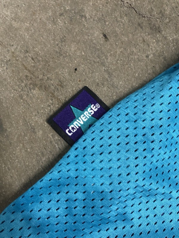 Vintage 90’s Converse Reversible Basketball Mesh Aquaberry Jersey Men’s Large gallery