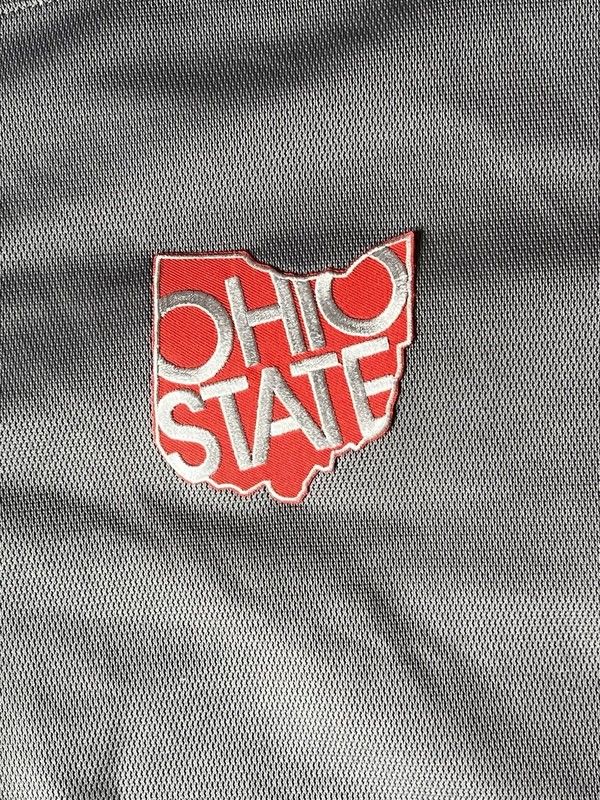 Size Large- Ohio State Buckeyes Nike Athletic Shirt Coach Top Gray #9 gallery