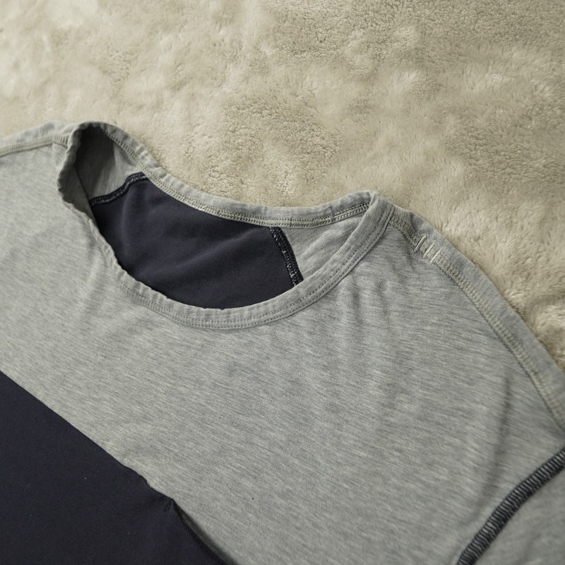 Lululemon In Your Element Pocket Tee Shirt Men’s Large Navy Blue Grey Casual Gym gallery