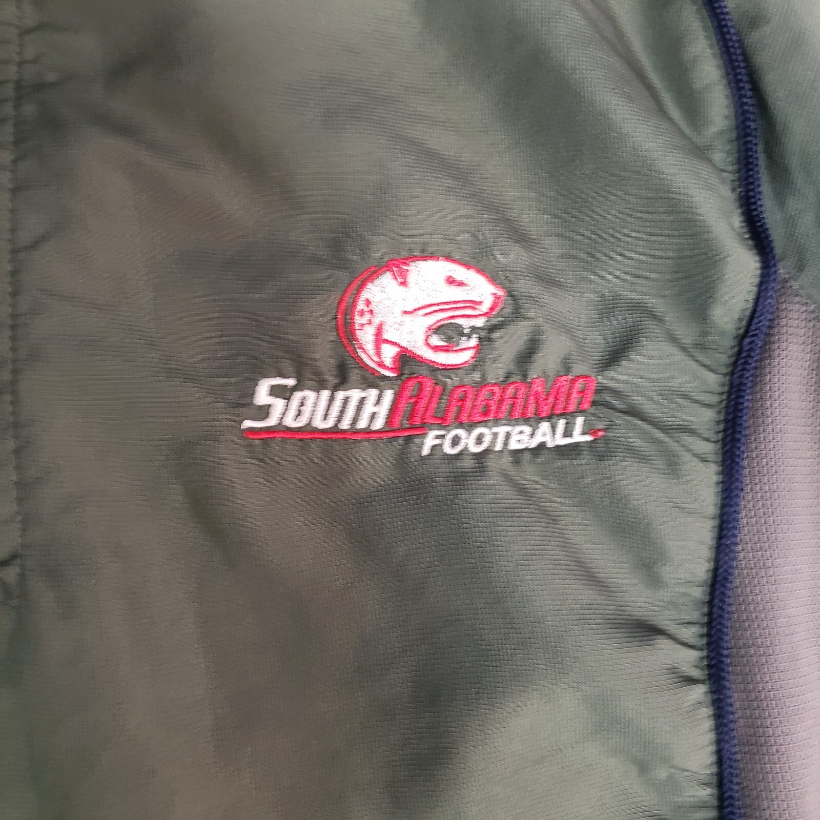 Nike Team South Alabama Jaguars 1/4 Zip Pullover Mens L Baseball Warmup gallery