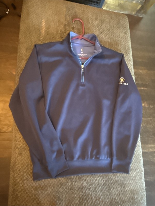Fairway & Greene Pullover Sweatshirt Mens Medium 1/4 Zip Golf Performance gallery
