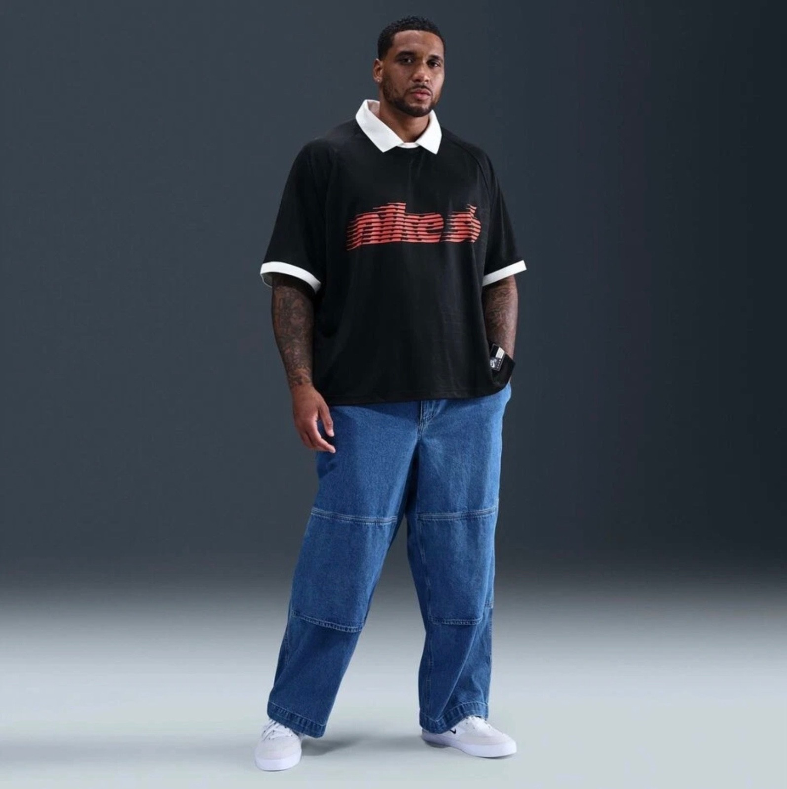 Size XXL Nike Dri-FIT Jacquard Skate Jersey HV4457-010 gallery