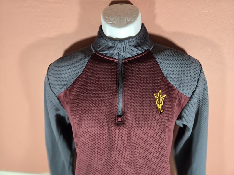 Mens Pro Edge Knights Apparel Zip Pullover NCAA ASU Arizona State Sun Devils M gallery