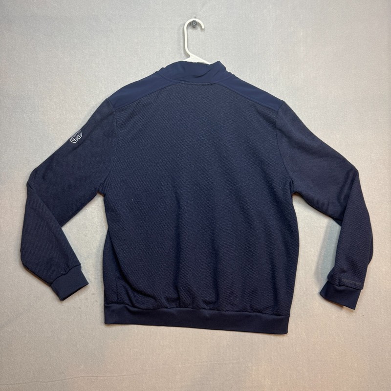 Under Armour Golf 1/4 Zip Mens XL Blue Long Sleeve Pullover Loose UA Storm #1285 gallery