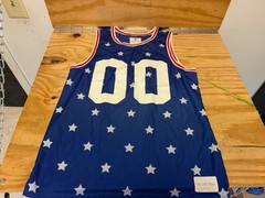Urban Outfitters On The Byas American Flag Basketball Style Jersey Medium