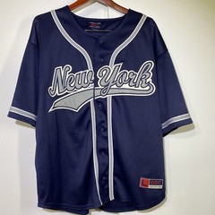 DDC Fine Quality Wear Men’s Baseball Blue Jersey Short Sleeves Shirt Size Large