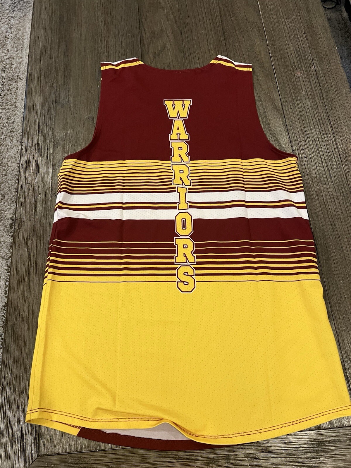 Mens Warriors High School Running Singlet Small gallery