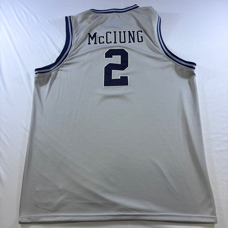 Nike Georgetown Hoyas Mac McClung #2 Basketball Jersey Grey XXXL Big East Mens gallery