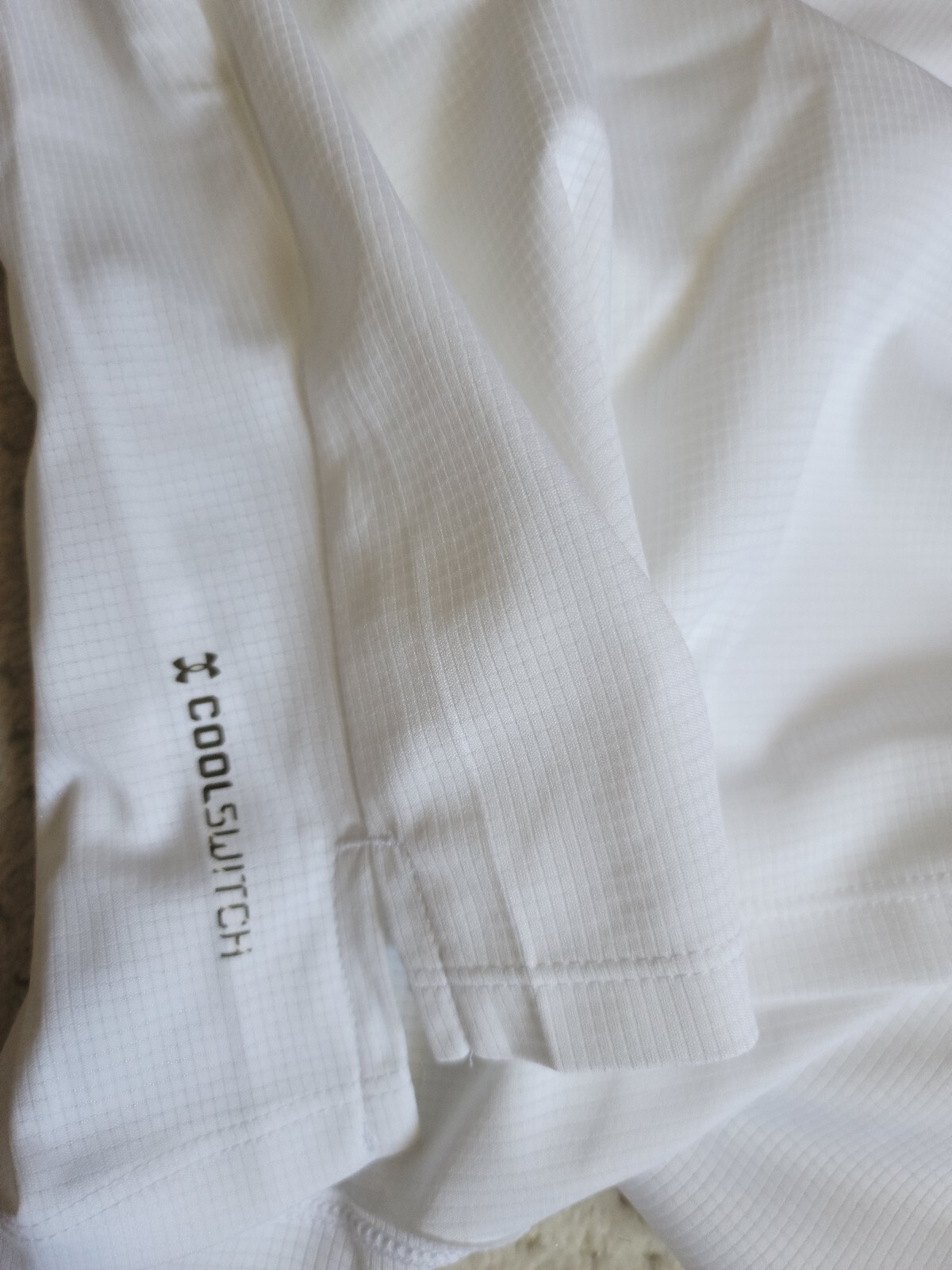 NWT Under Armour CoolSwitch Hidden Print WHITE Training T-shirt 1370362-100, XXL gallery
