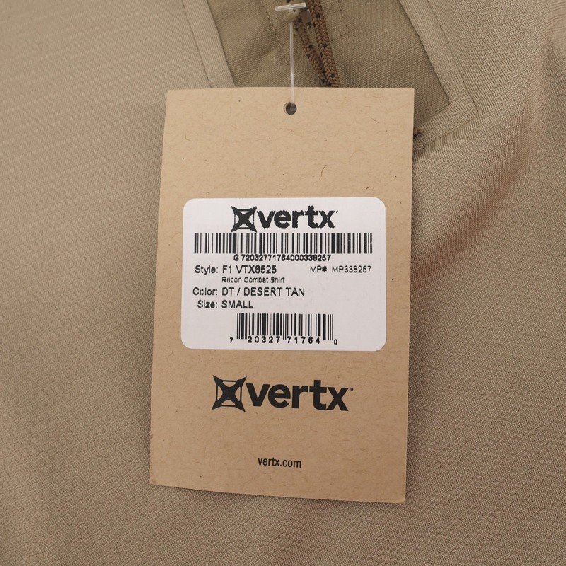 NEW Vertx Recon Combat Shirt Desert Tan Small Long Sleeve Tactical Military gallery