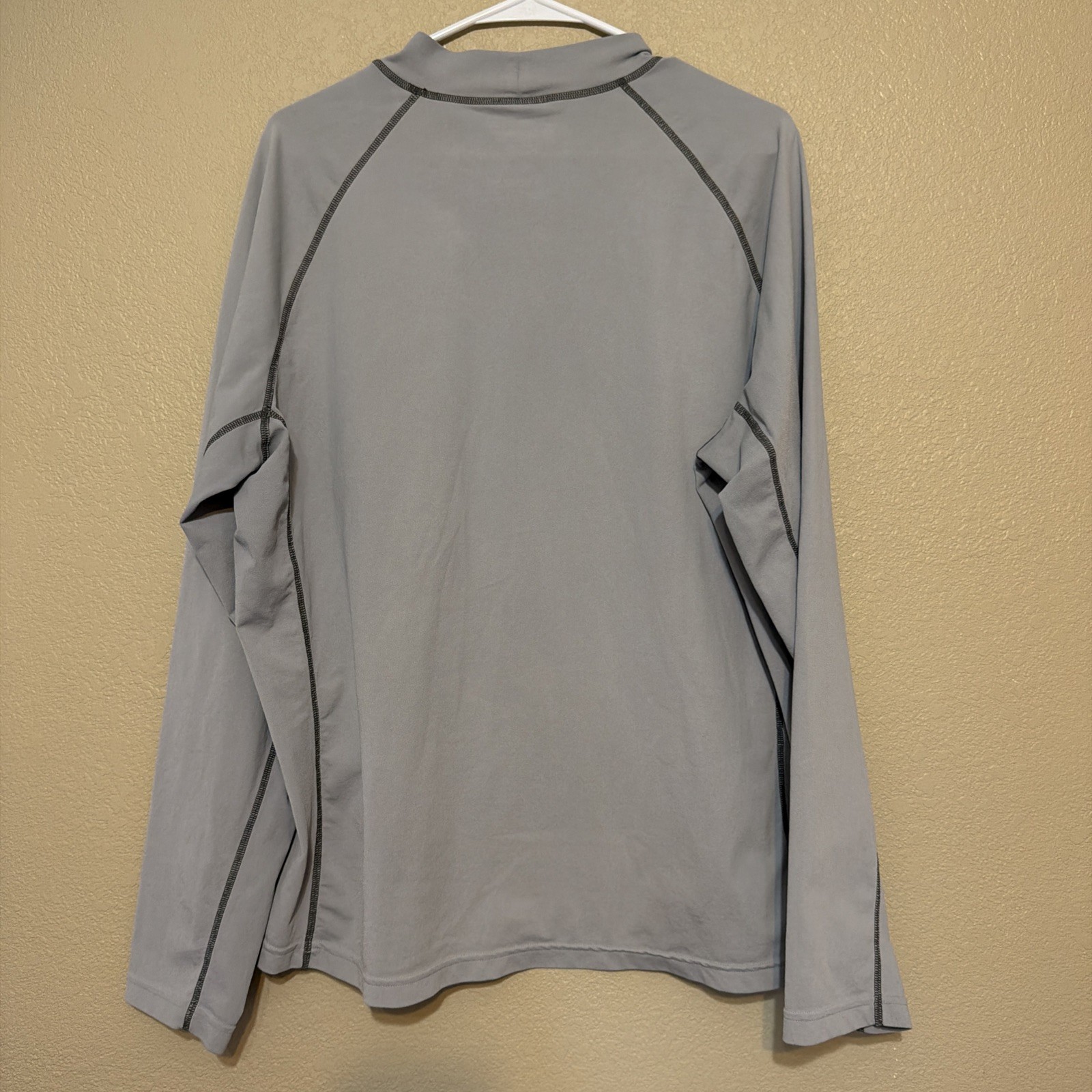 Coolibar Men’s Size XL Gray UPF 50+ Sun Protect Long Sleeve Hiking T-Shirt Beach gallery