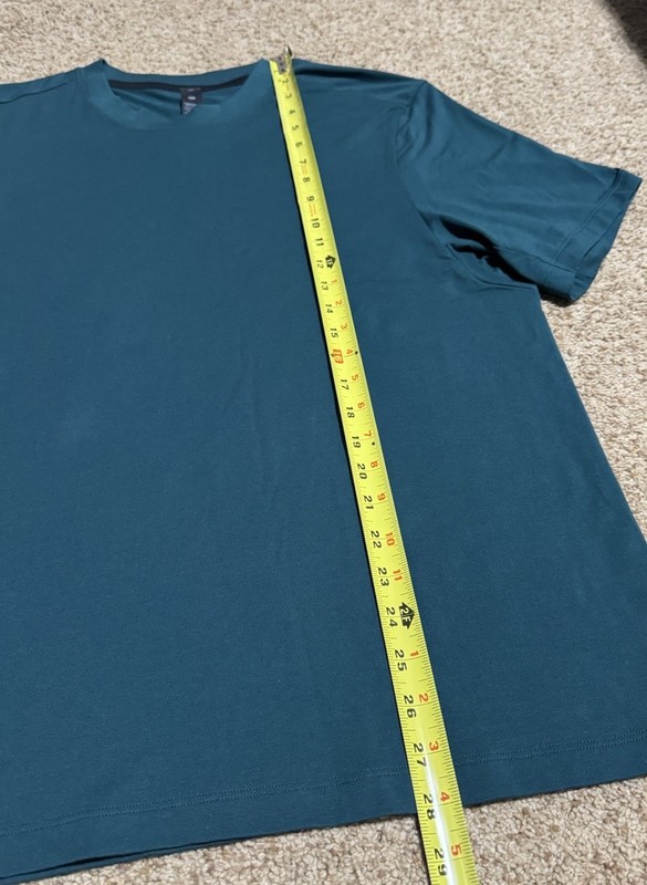NEW Lululemon Men’s Size Medium Storm Teal Zeroed In Short Sleeve Shirt gallery