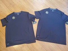 Athletic Works DriWorks Moisture Wicking Quick Dry T-Shirts 1 Med, 1 Large New