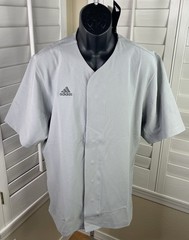 Adidas Baseball Icon Pro SS Gray Practice Jersey HG2411 – Men’s Medium – NWT $70