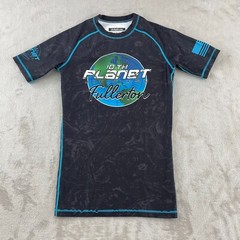 10th Planet Rashgard Shirt Men XS Short Sleeve Jiu Jitsu Fullerton CA OC MMA