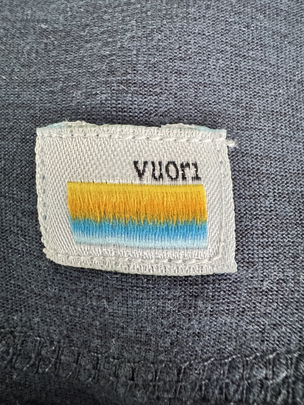 Vuori Strato Tech Tee Navy Heather - Mens - Large gallery