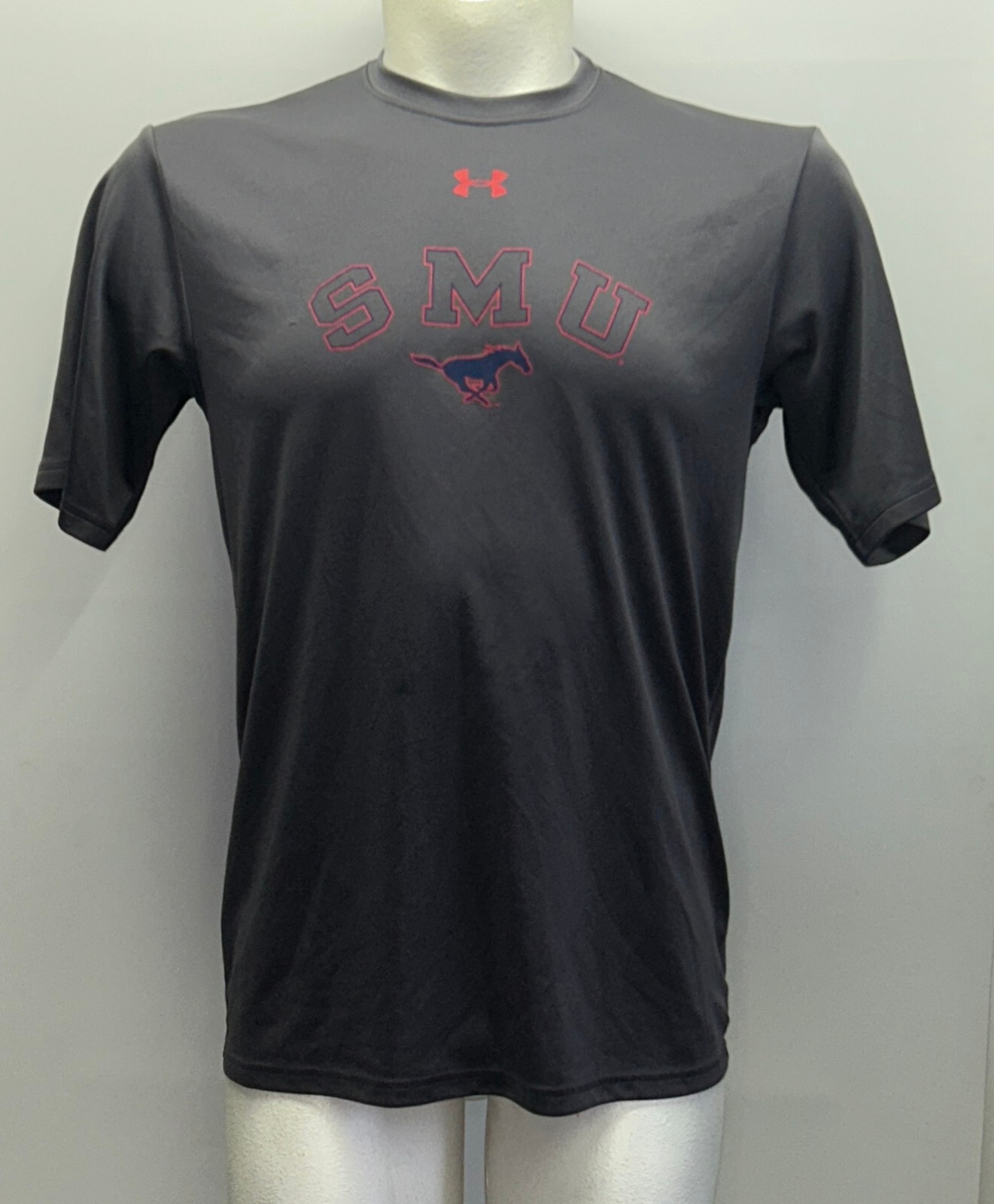 smu under armour shirt medium gray gallery
