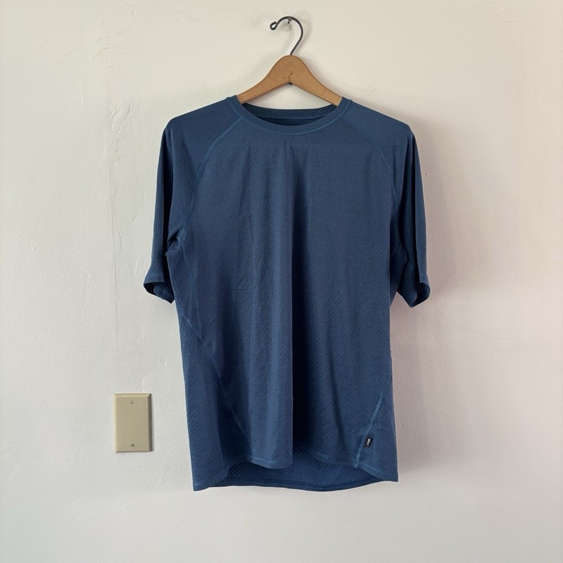 REI Co-op T-shirt Mens Medium Blue Lightweight Base Layer Performance Hiking gallery