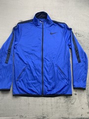 Nike Cool Blue Black Trim Full-Zip Training Lightweight Jacket Men’s Medium