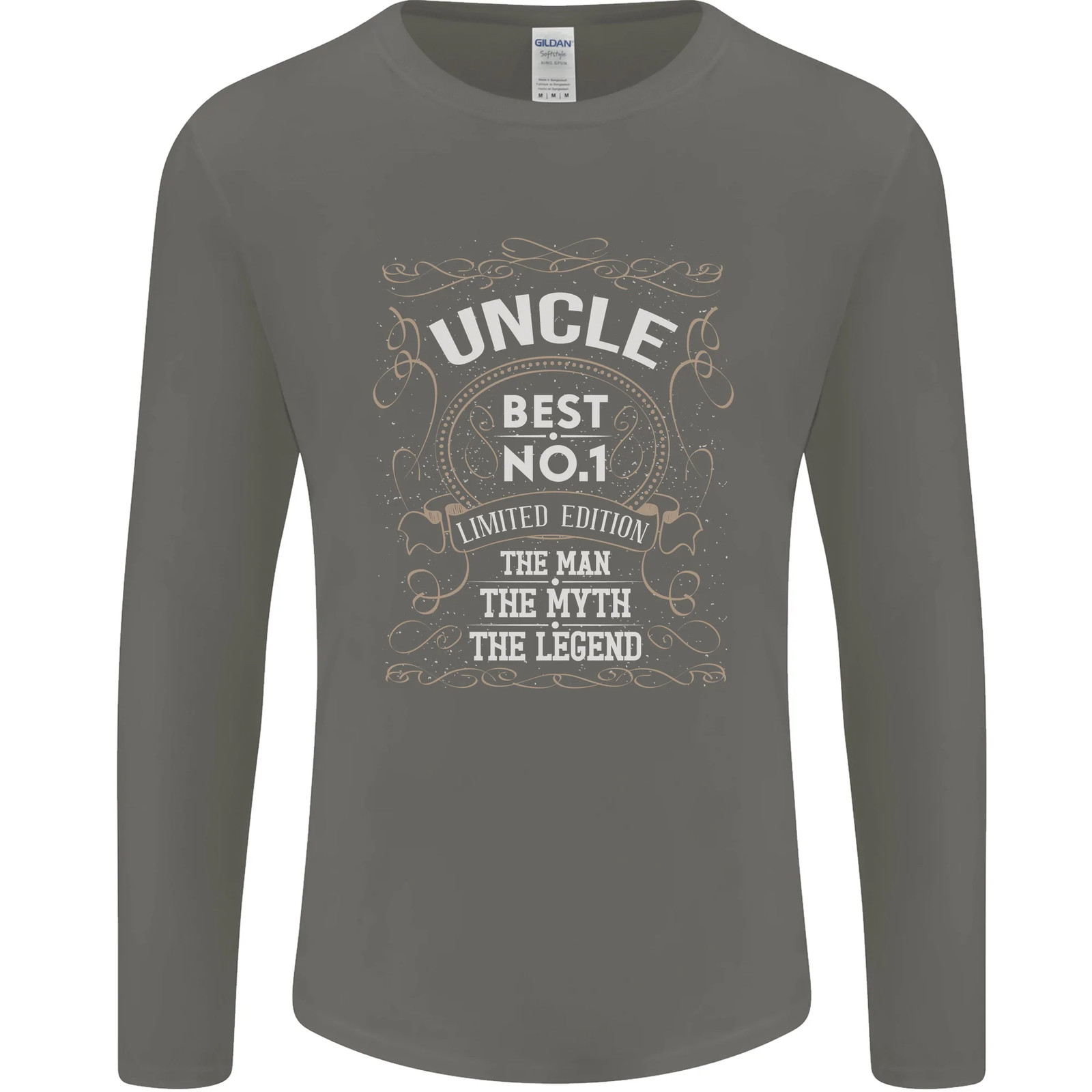 Fathers Day No 1 Uncle Man Myth Legend Mens Long Sleeve T-Shirt gallery