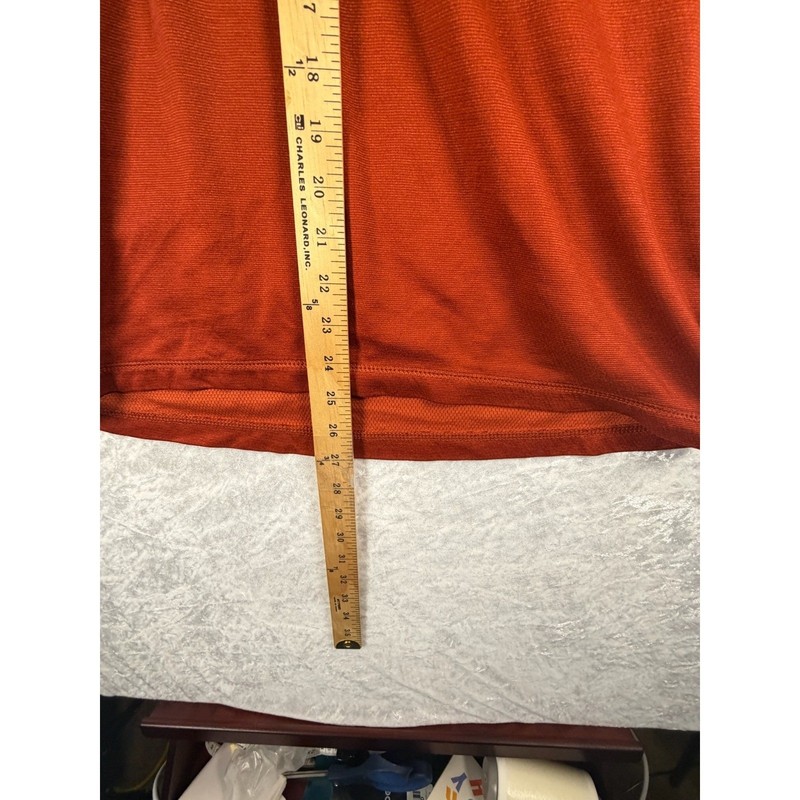 Patagonia Men's Capilene Midweight 1/4 Zip Pullover Rust Orange Large 44445 gallery