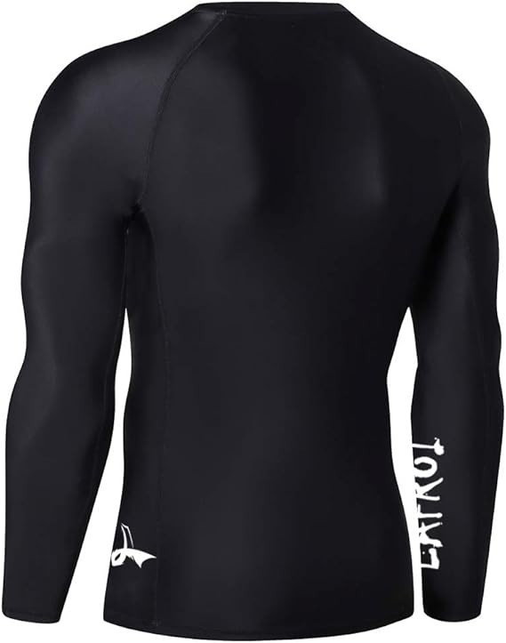LAFROI Mens Compression Rash Guard Shirt Burst Sz XL Black Outdoor Work Out NWT gallery