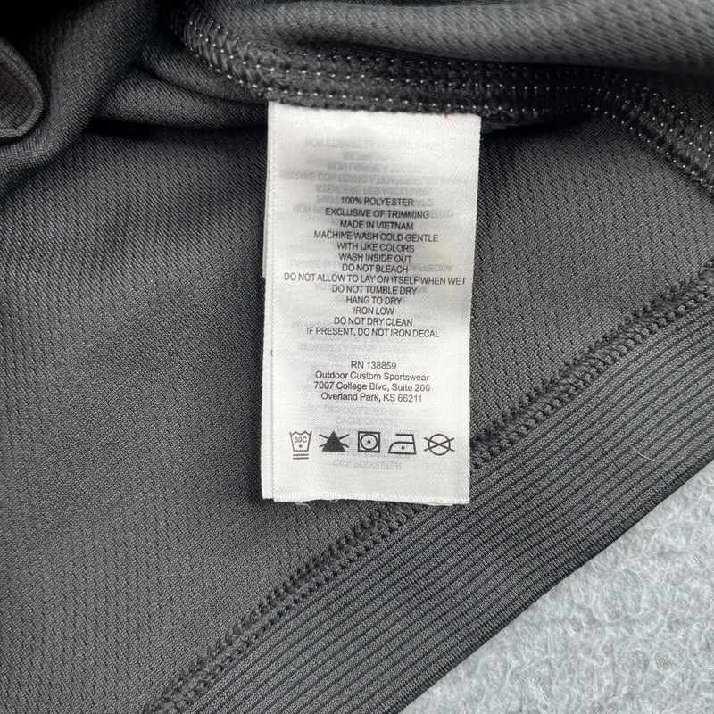 Columbia Golf 1/2 Zip Performance Pullover Pocket Gray Mens Large gallery