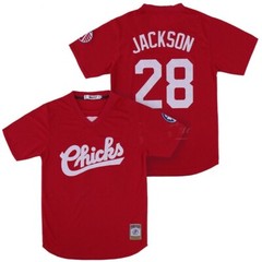 Throwback Bo #28 Baseball Jersey Red Memphis Stitched Custom Names
