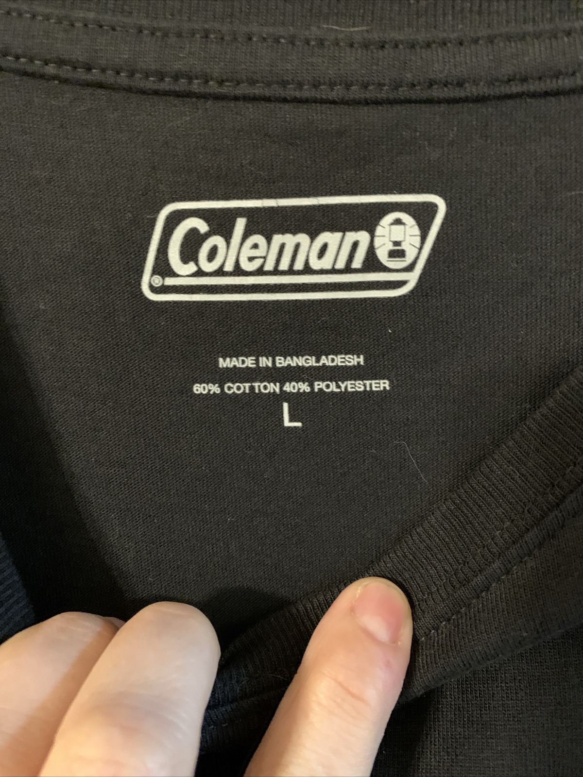 Coleman Shirt Men’s Long Sleeve Workwear Large Black gallery
