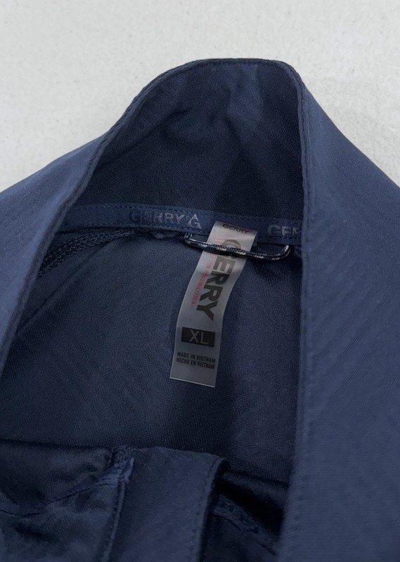 Gerry Men's Active Quarter Zip Regular Fit Top, Blue, Size XL gallery