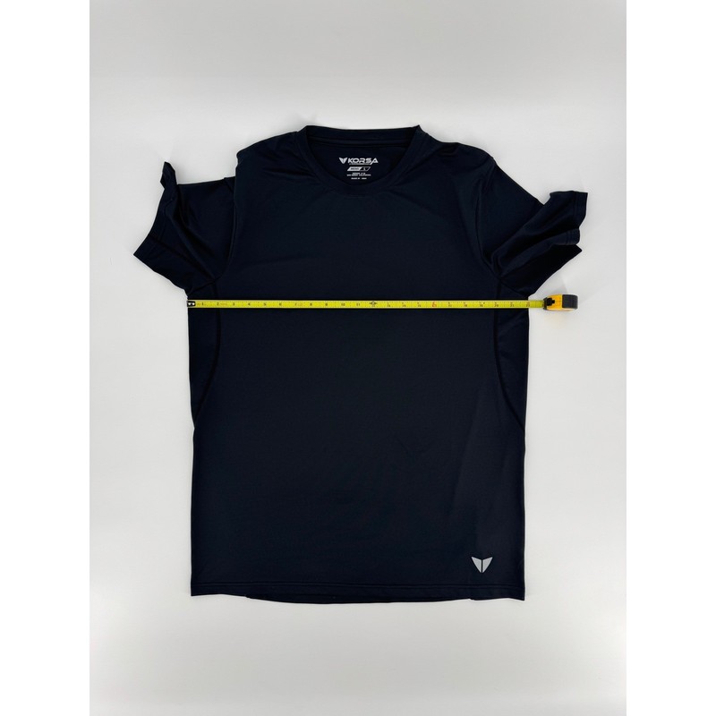 Korsa Road Runner Sports Mens Large Black Performance Running Training T-Shirt gallery