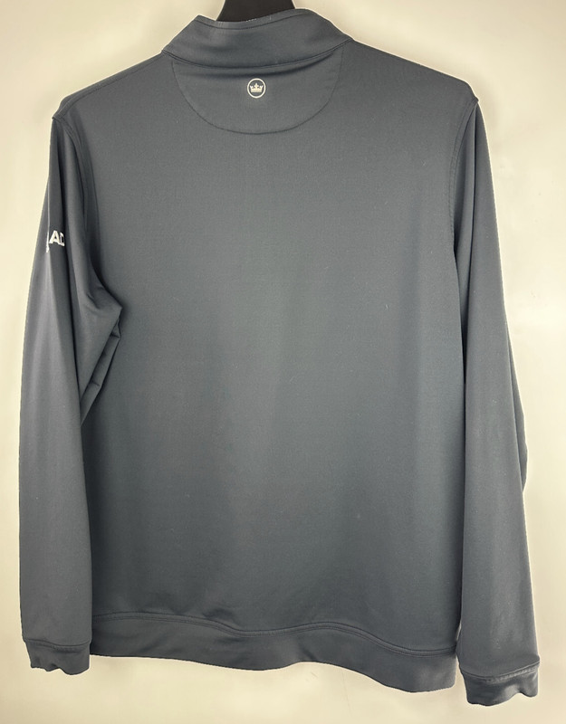 Peter Millar Men's Perth Stretch Loop Terry Quarter Zip Size XL *Company Logo gallery