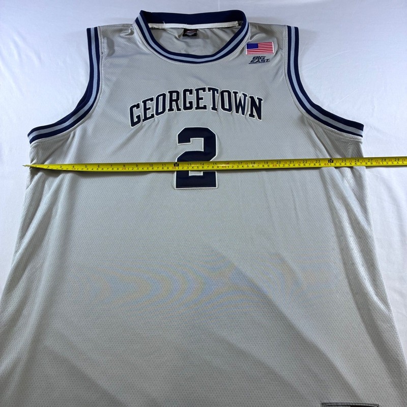 Nike Georgetown Hoyas Mac McClung #2 Basketball Jersey Grey XXXL Big East Mens gallery
