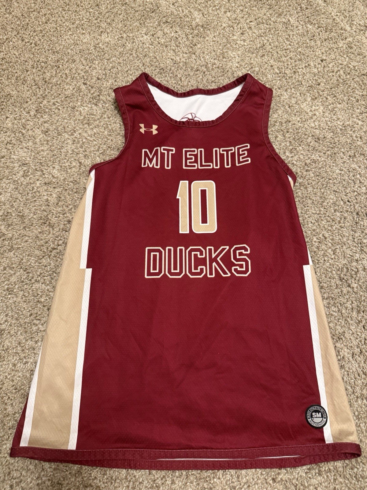 Under Armour Reversible MT Elite Ducks #10 Basketball Jersey Tank Men’s SM gallery