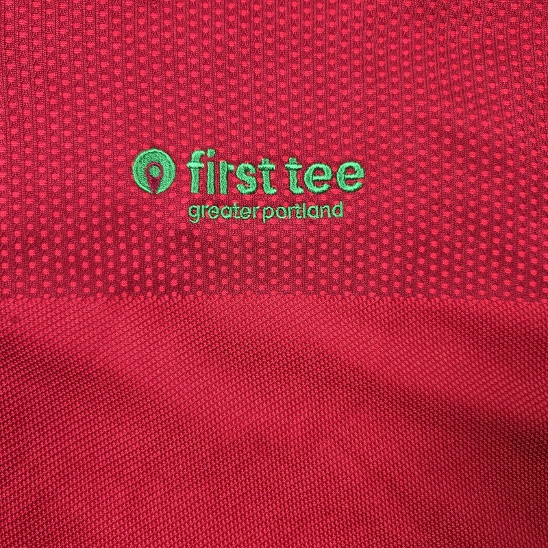 Nike Dri-Fit ADV TW Tiger Woods Blade Collar Golf Polo Shirt Mens Medium Red gallery
