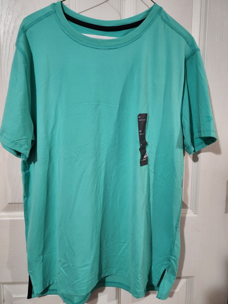All In Motion Men Active Green T- Shirt Quick Dry/Odor Resistant Sz S/M - NWT