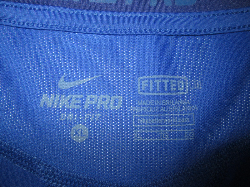 Nike Pro Cool Fitted Shirt Men's XL Blue NWT gallery