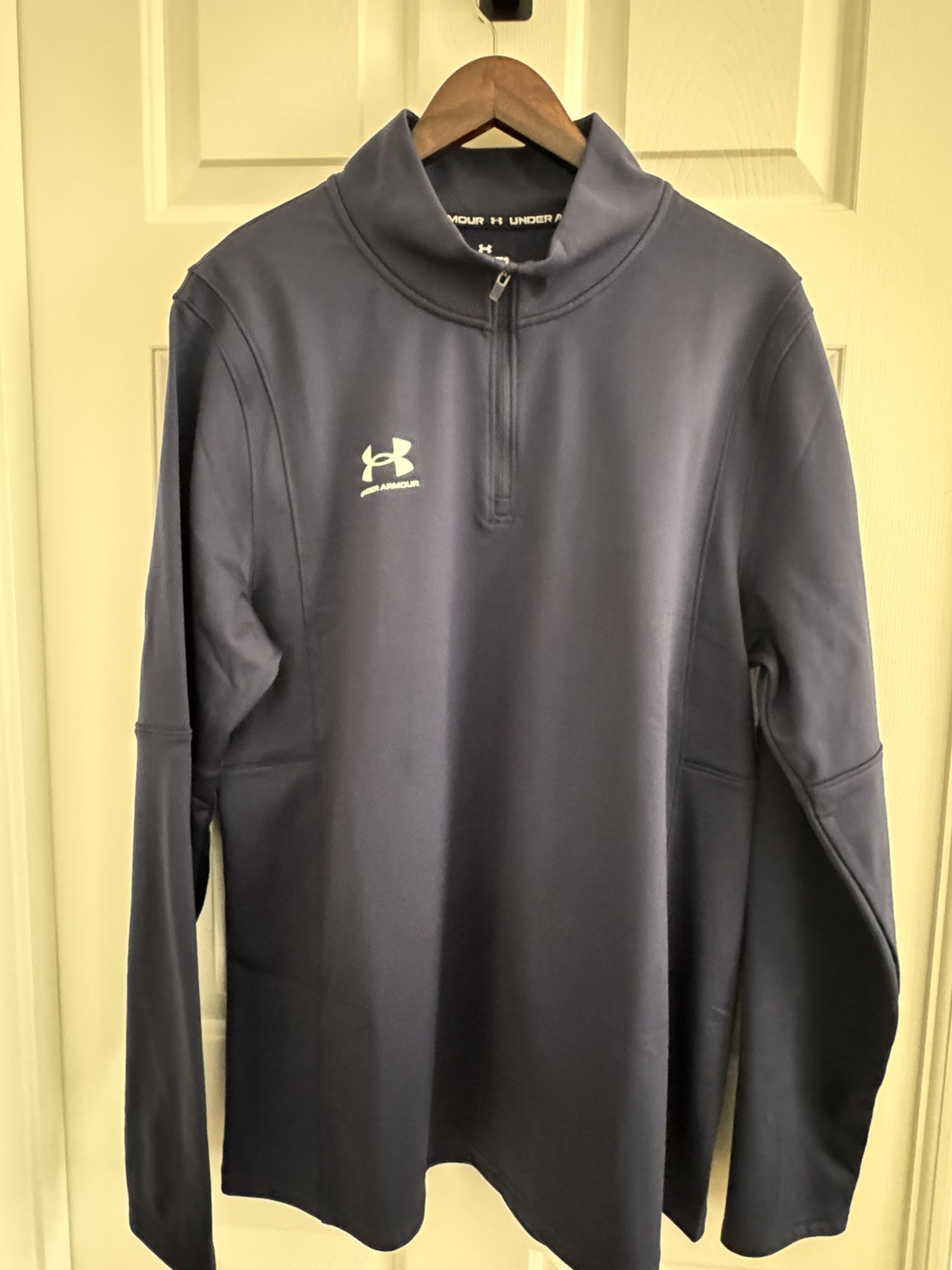 Under Armour Men's Tech Team Quarter Zip Midnight Navy | Pacific44 | NWOT gallery