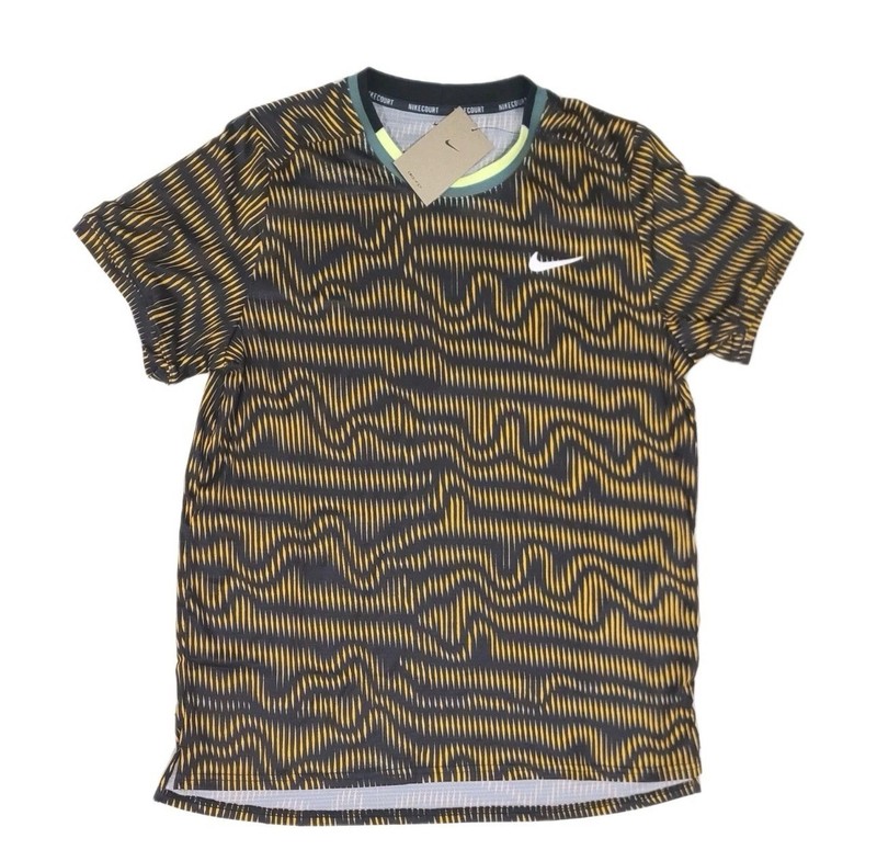 Men’s Nike Court Advantage Tennis Top Alcaraz Multicolor FD5322-010 Size Large M gallery