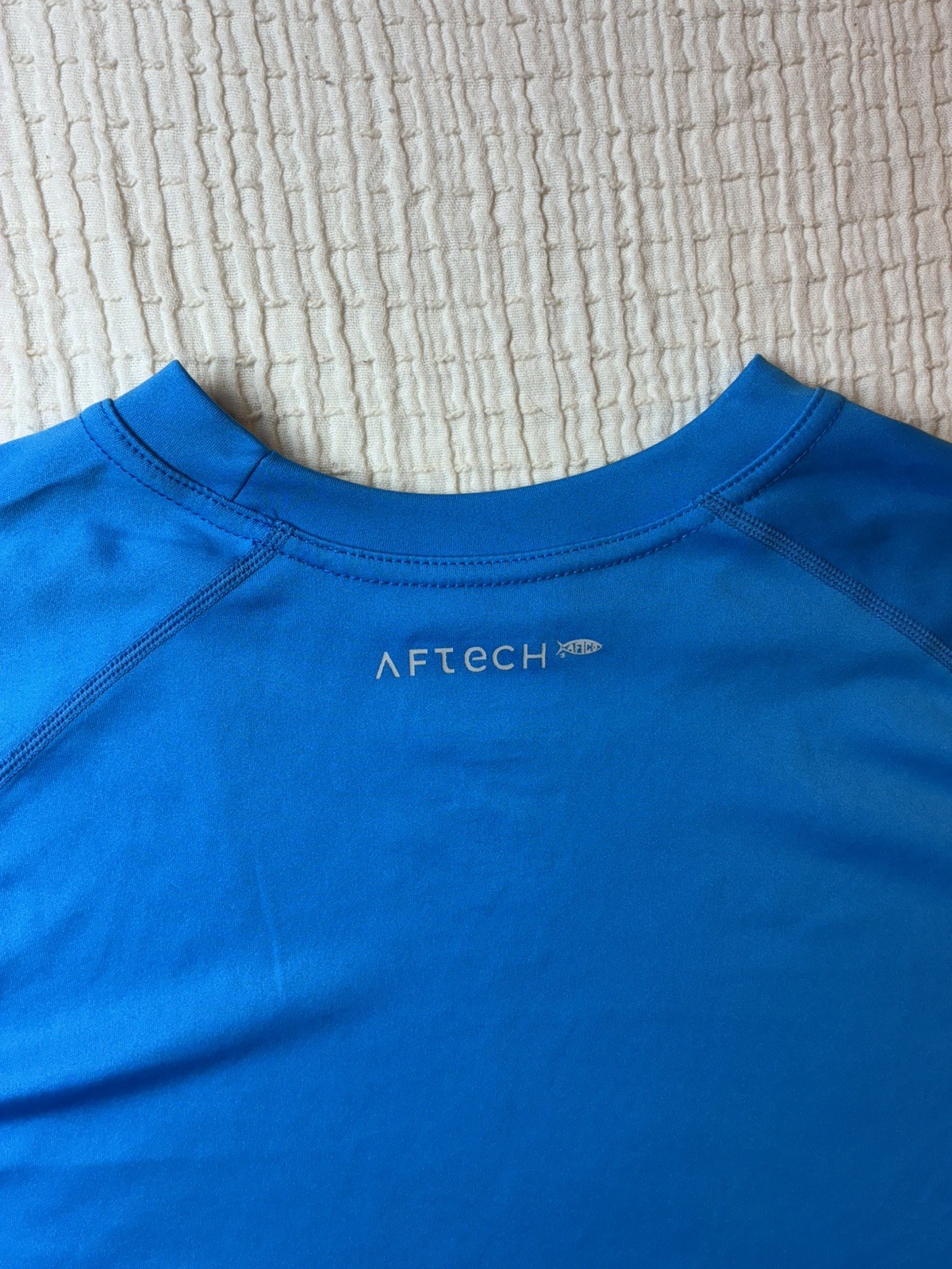 AFTCO Mens AFTECH Crewneck Long Sleeve Fishing Shirt Small gallery