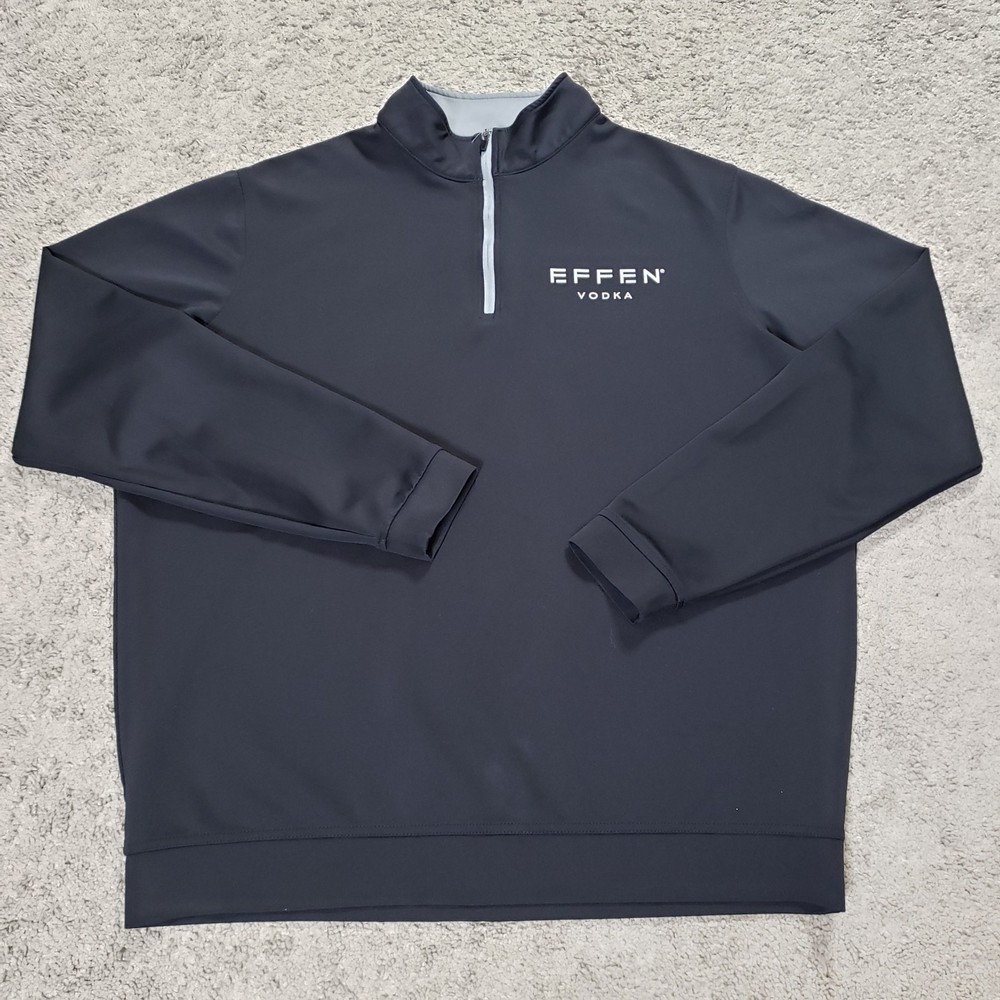Effen Vodka Pullover Men L Black Performance 50 Cent Golf Active Distributor Rep