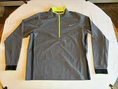 Nike Golf Tour Performance 1/4 Zip Pullover Jacket Size L Dri Fit Invesco Logo
