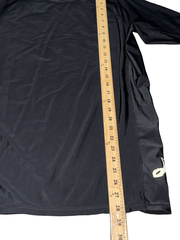 LAFROI Mens Compression Rash Guard Shirt Burst Sz XL Black Outdoor Work Out NEW gallery
